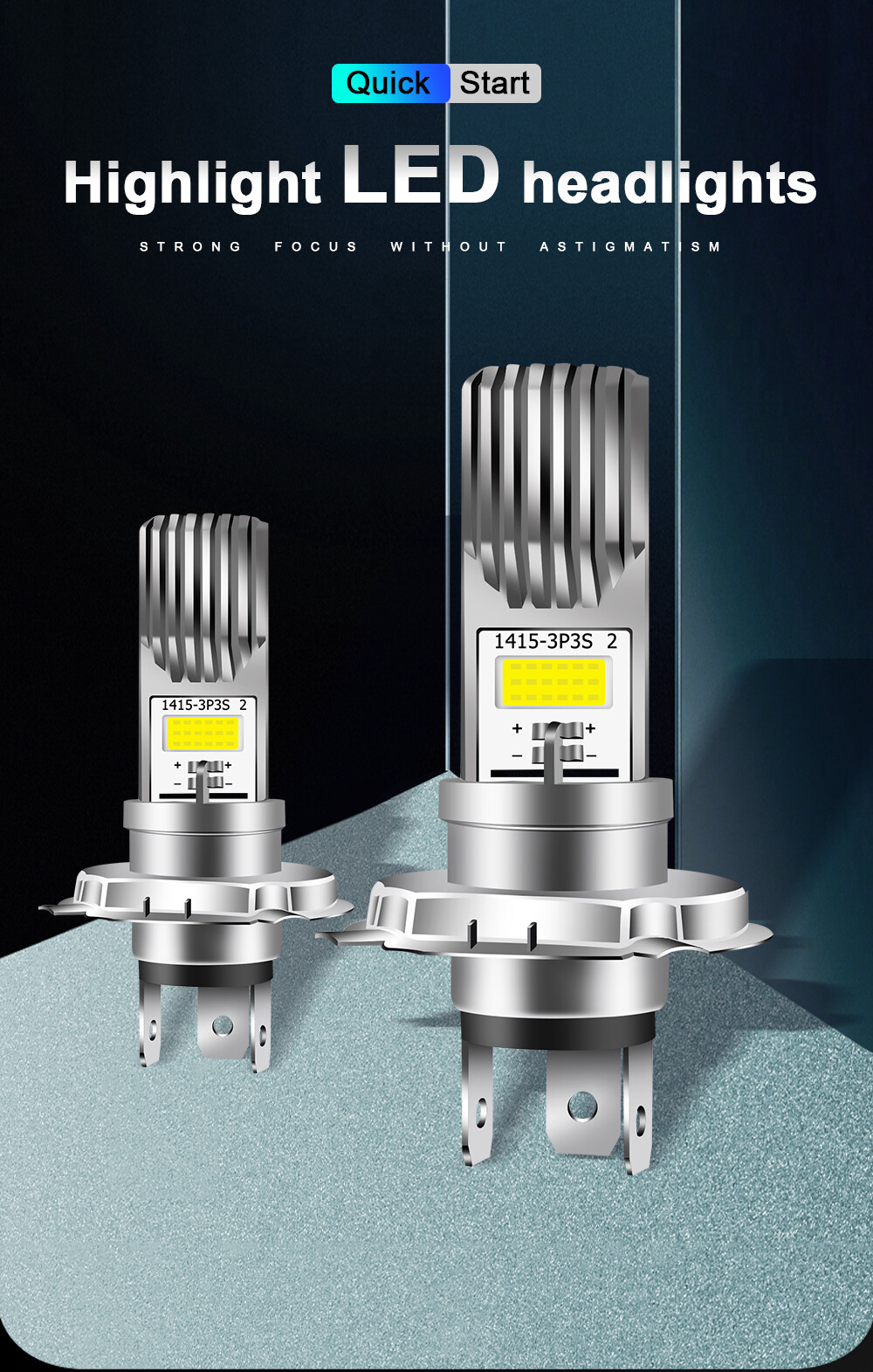 Ultra Hi/Lo LED Bulb for Kawasaki Vulcan 1700 Classic/Nomad 2009-2014 Visibility