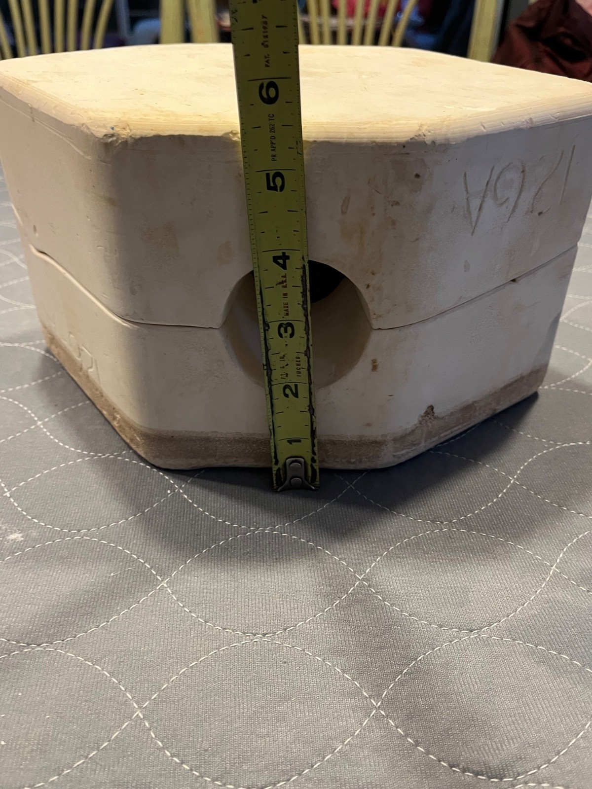 VTG Duncan Mold 126 Ceramic Slip Mold large Snail Figurine