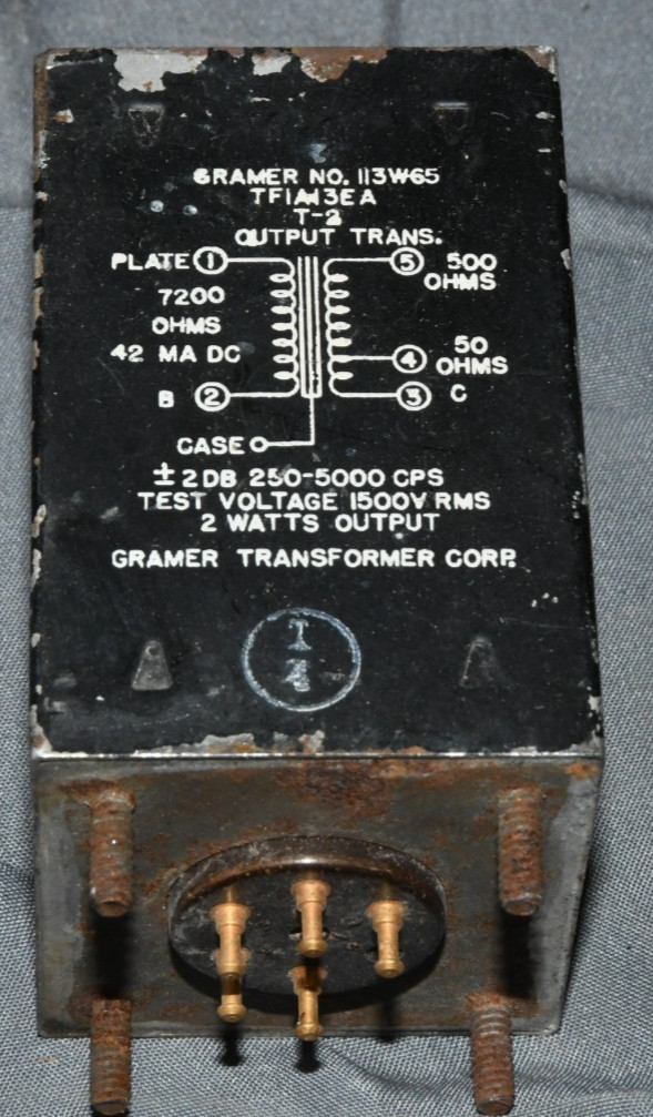Gramer TF1A13EA 1113W65 Output Transformer High To Low Impedance For Tube Amps