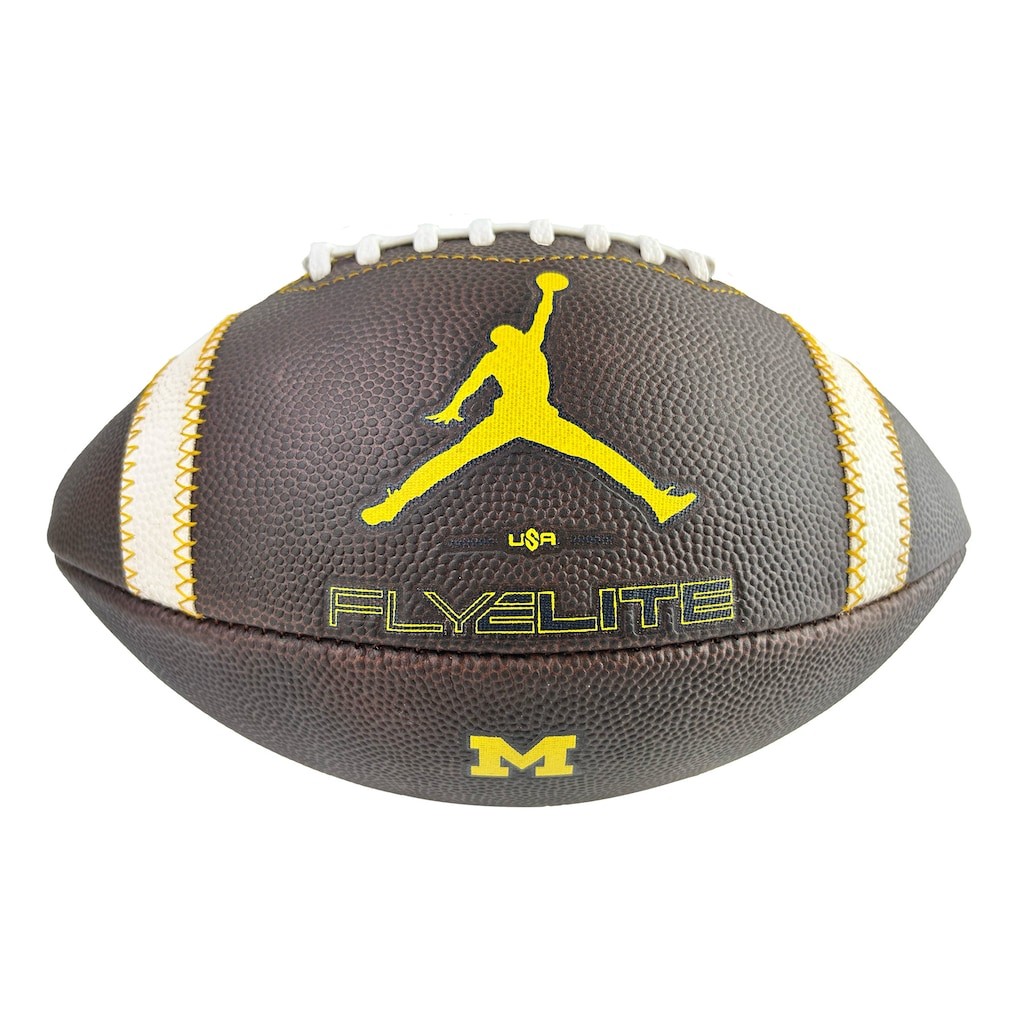 Michigan Wolverines Jordan Brand Fly Elite Game Football Authentic 100%