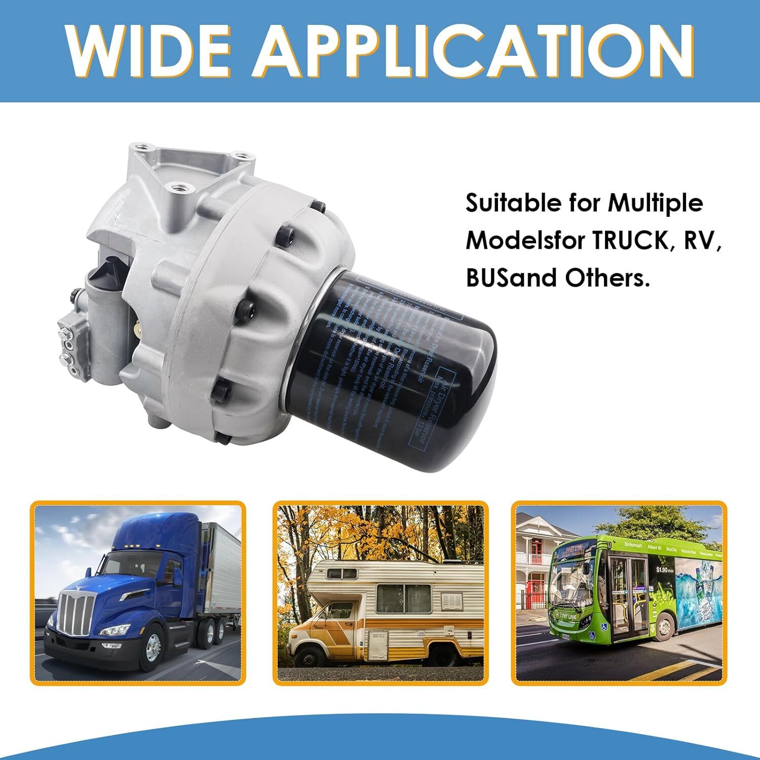 Air Dryer System Saver for Freightliner Cascadia Wabco 4324711010