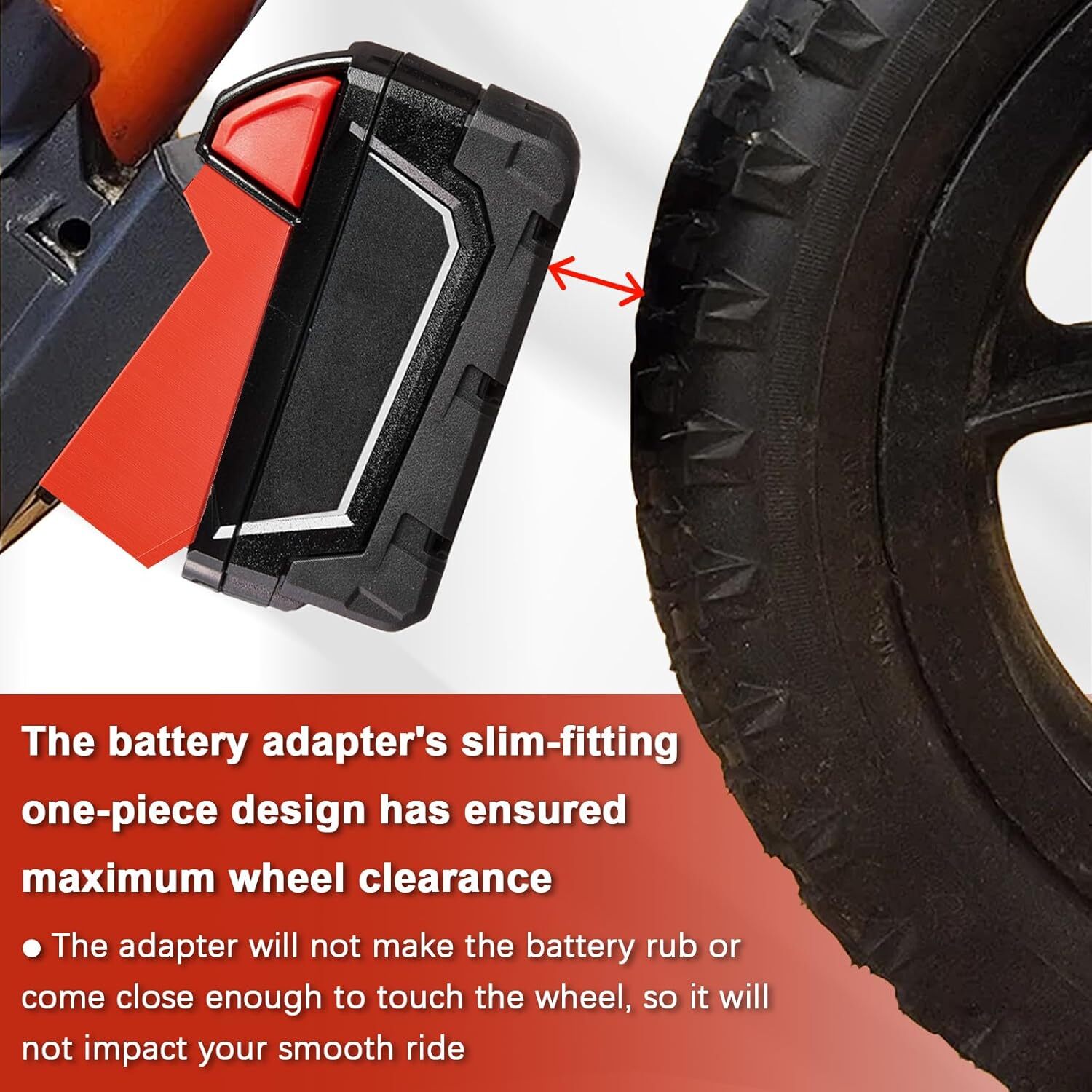 Battery Adapter for Stacyc 12" and 16" Fit for Mil.Waukee 18v Batteries