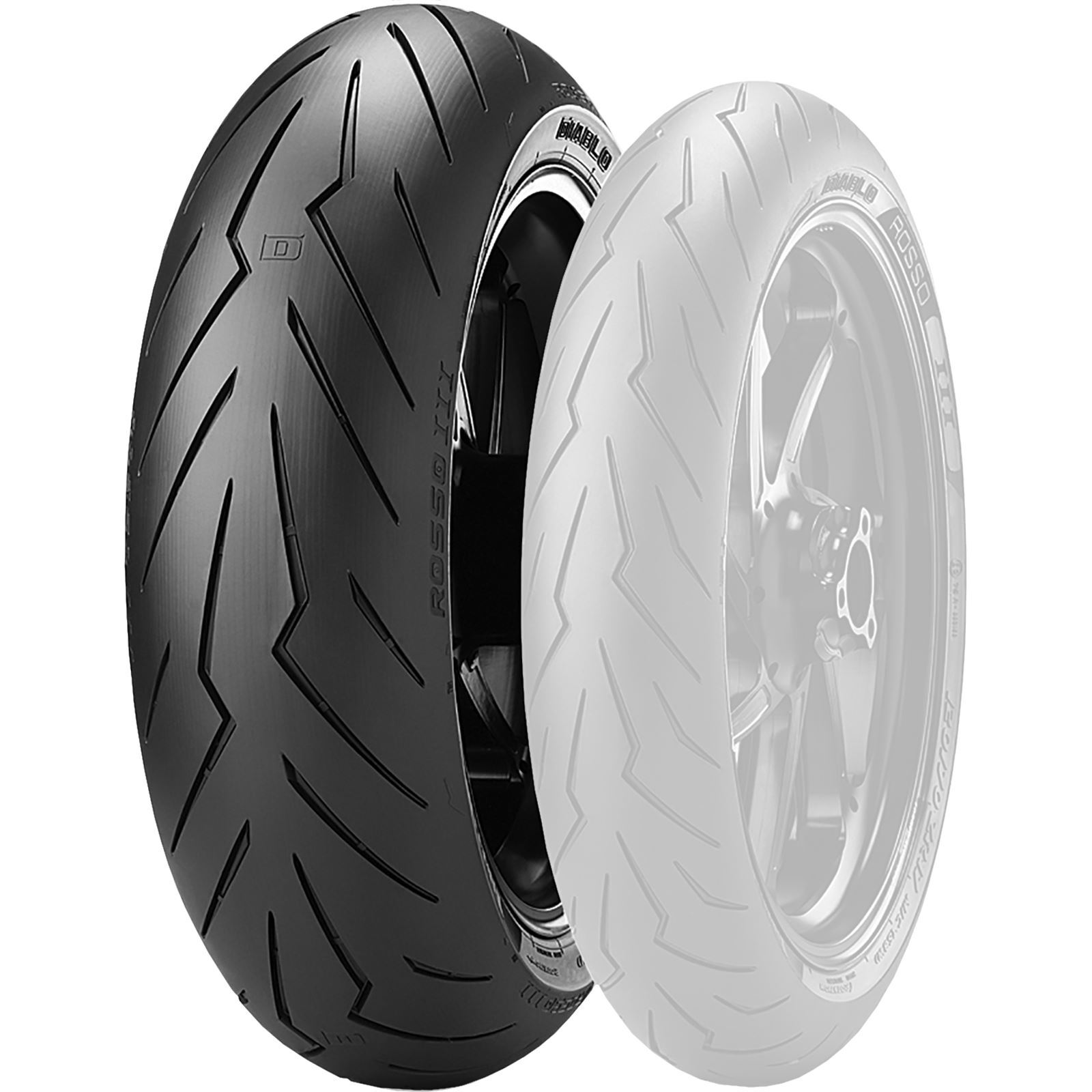 Pirelli Diablo Rosso III Rear Tire - 180/55ZR17 (73W) Radial 2635500