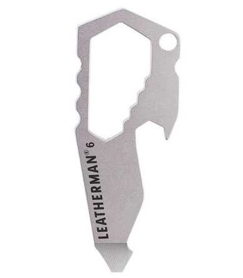 LEATHERMAN 832121 BY THE NUMBER POCKET TRAVEL TOOL #6 MULTI STAINLESS KEYCHAIN