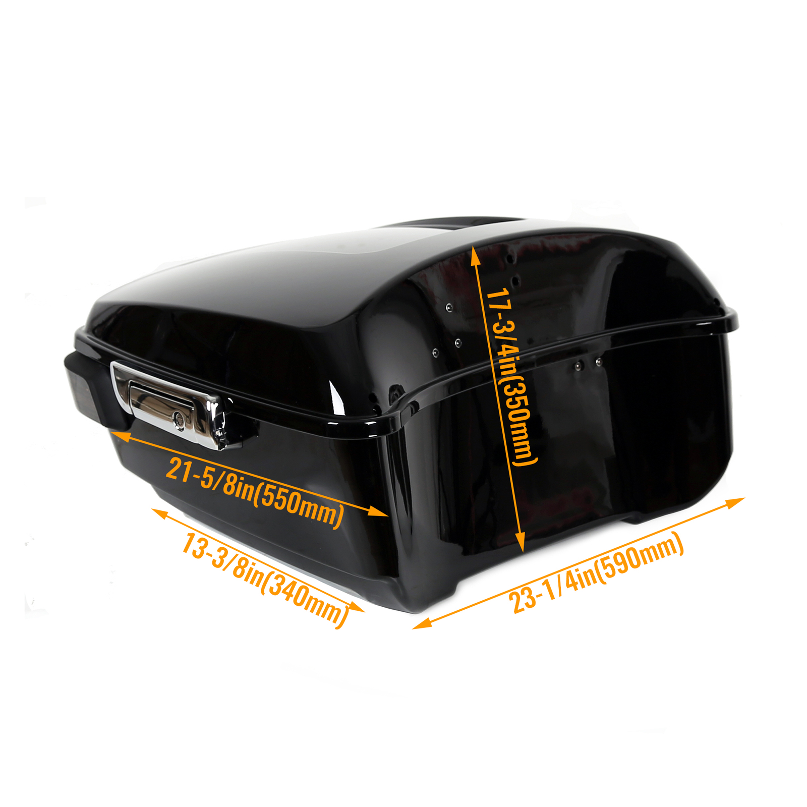 King Pack Trunk W/ Brake Tail Light For Harley Touring Glide 2014+