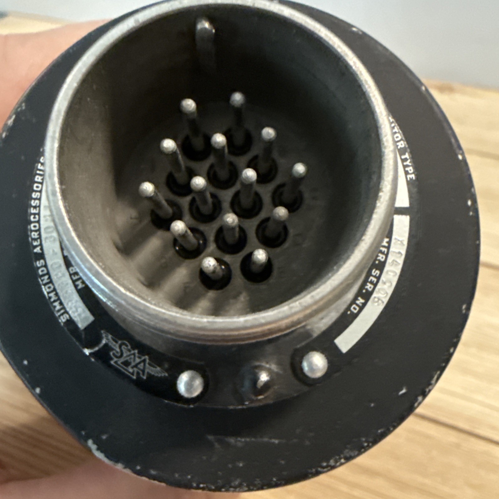 Simmonds Aerocessories Aircraft Fuel Quantity Aircraft Gage WWII Era 5000lbs