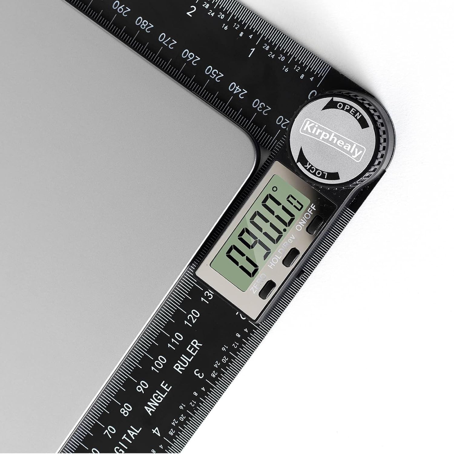 Digital Angle Finder Protractor, 7inch 200mm Gauge Professional Black