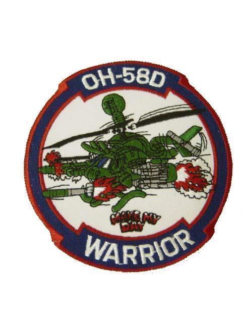 OH-58D Kiowa Warrior Make My Day Army Aviation Scout Bell Helicopter Patch New
