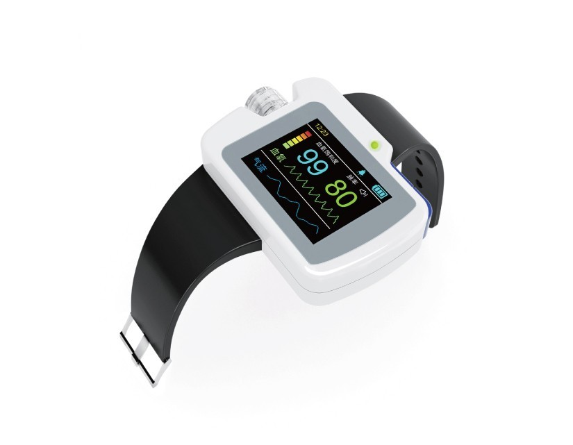 24hrs Sleep Apnea Recorder SpO2 Respiratory Patient Monitor PC Software Alarm