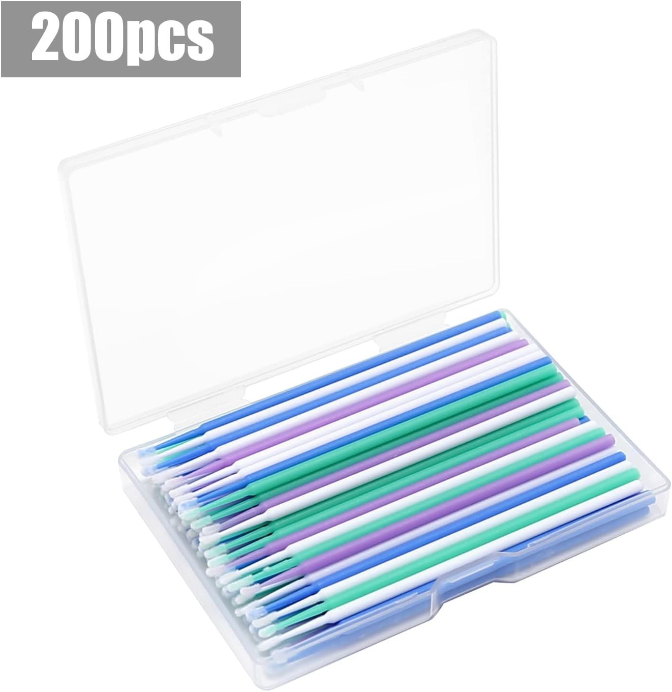 200 Pcs Touch Up Paint Brushes,Disposable Micro Paint Chip Repair Applicators fo