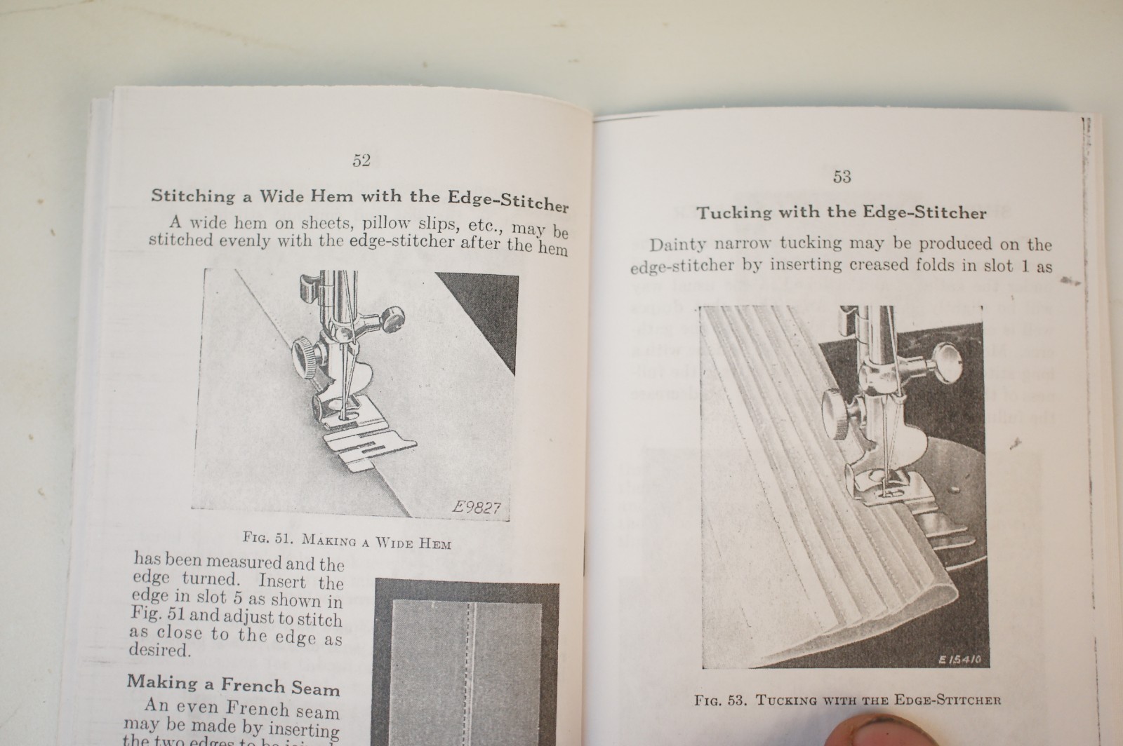 Singer 15-91 Console Desk Sewing Machine Owner's Manual Instruction Booklet