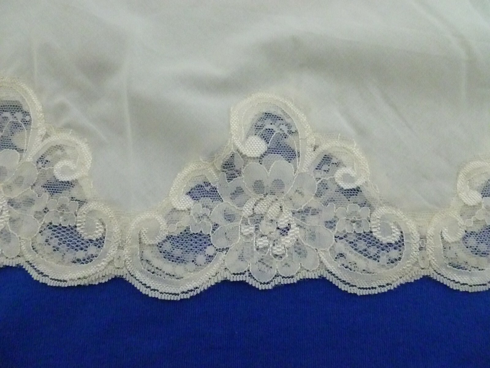 Velrose Irregular 27" Cotton Batiste Half Slip (4538)