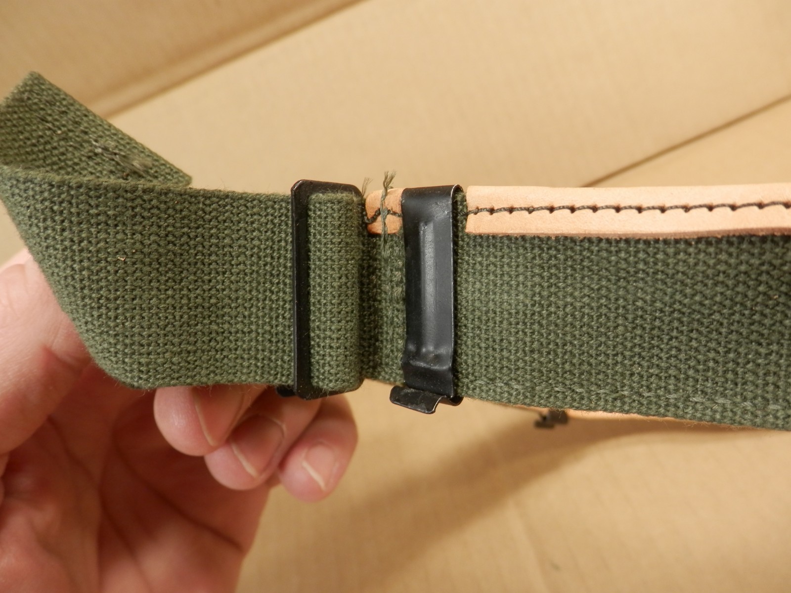 Vtg Early Vietnam Era M1 Helmet Liner Replacement Sweatband U.S. Army Headband