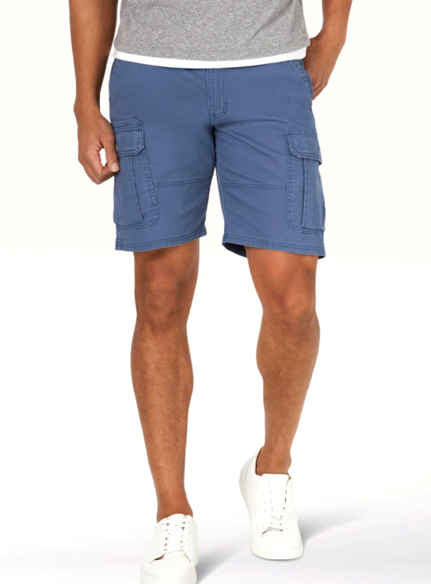 Men's Wrangler Cargo Shorts w Stretch Relaxed Fit CHOOSE SIZE 8 DIFFERENT COLORS