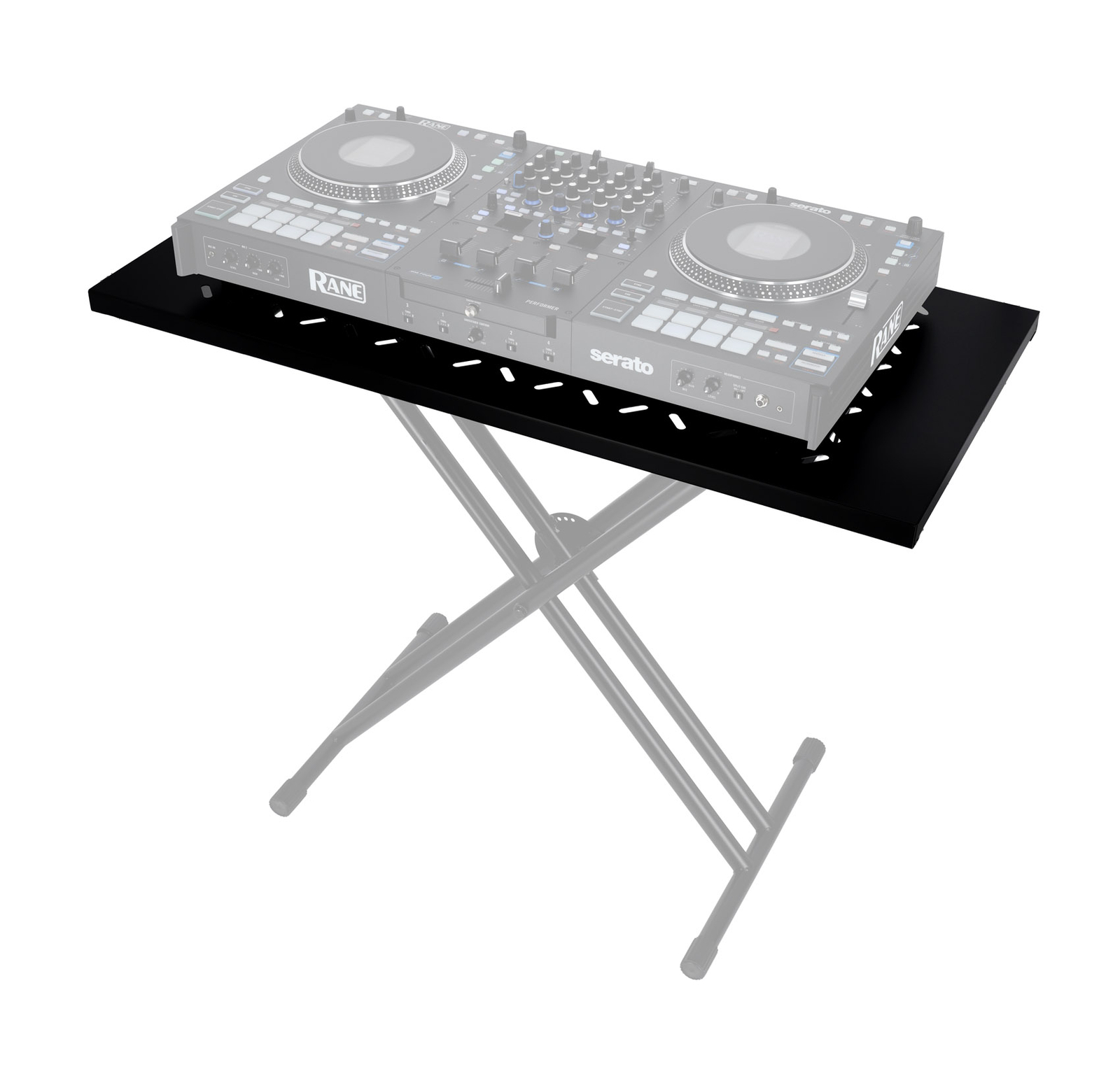 Rockville KS2 Shelf For Z-Stand or X-Stand - Turns Keyboard Stands Into DJ Table