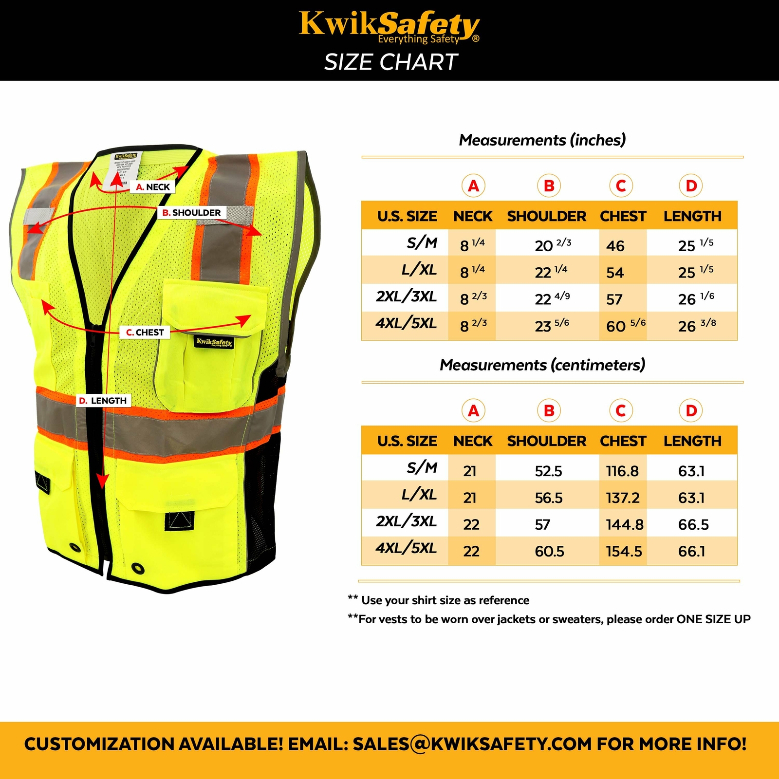 KwikSafety CLASSIC (DUAL SIZING) Safety Vest