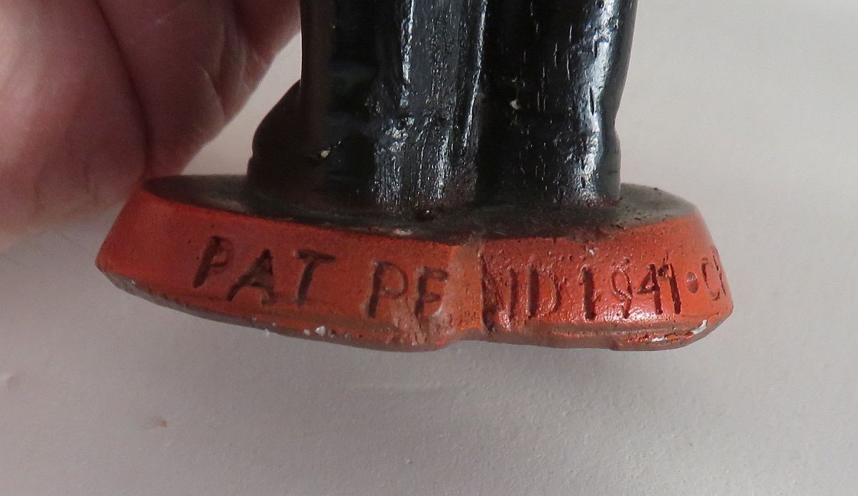 Vintage WWII Homefront Adolf Hitler Pin Cushion 1941 Hotzi Notzi Excellent