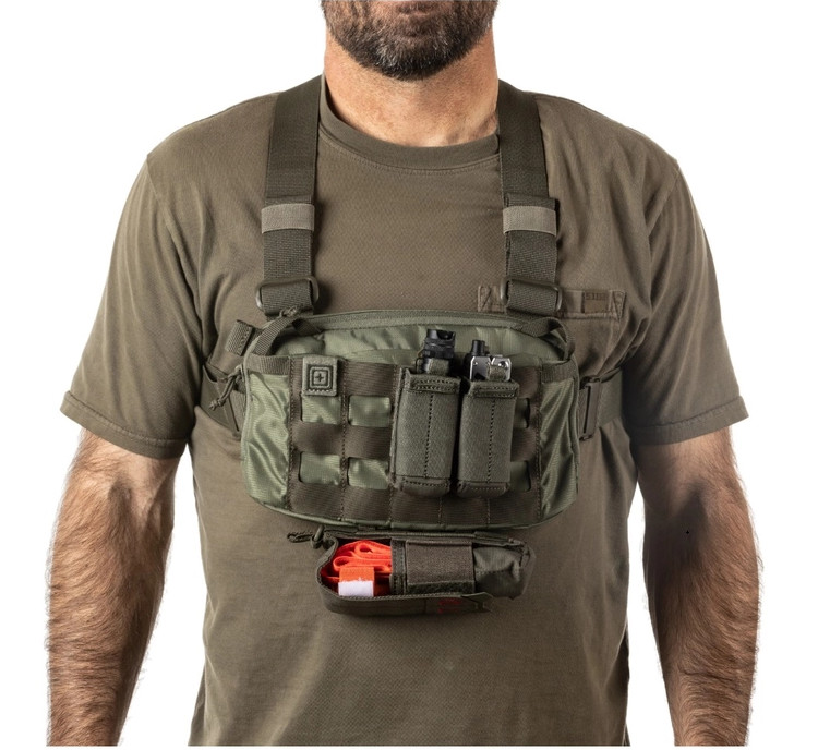 5.11 Tactical Woodland Camo Skyweight Survival Chest Pack - Style # 56769WL-WS