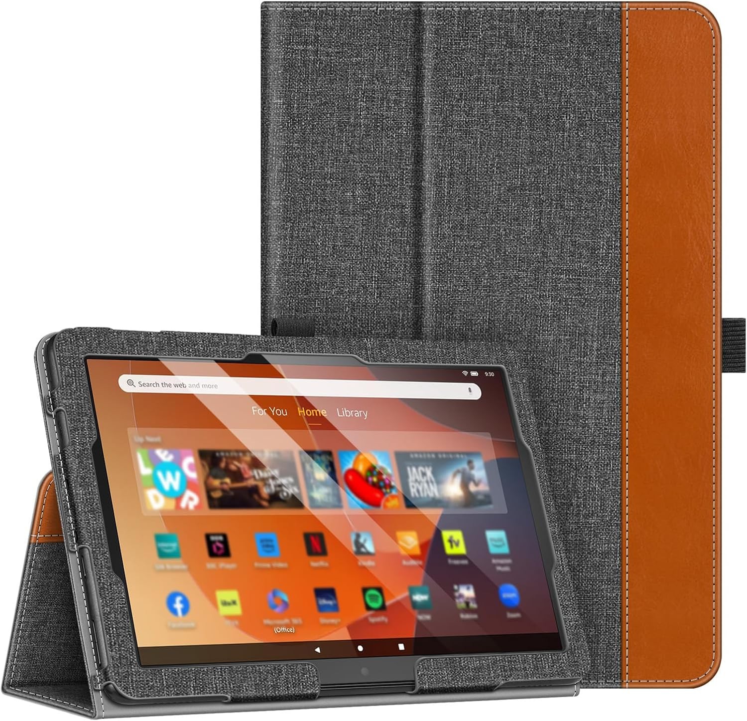 Case for Amazon Fire HD 10 (13th/11th Generation) Smart Slim Fit Standing Cover