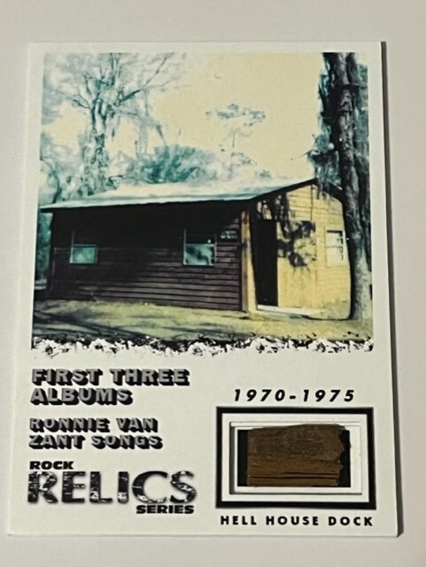 Lynyrd Skynyrd Signed Hell House Historical Rock Relics Card Gene Odom 50+ Wood!