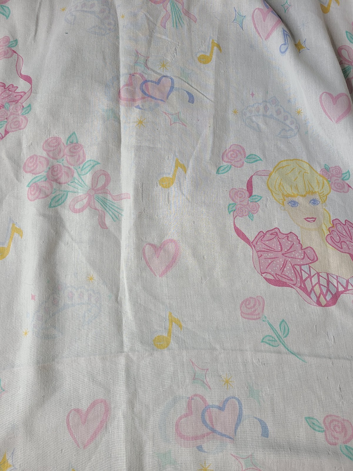 Vintage 4 Piece Barbie Ballerina Twin Bed Sheet Set 1995 Dan River