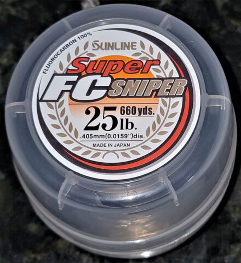 Sunline FC Sniper Fluorocarbon Clear Fishing Line 660 YD Bulk Spool Any LB Test