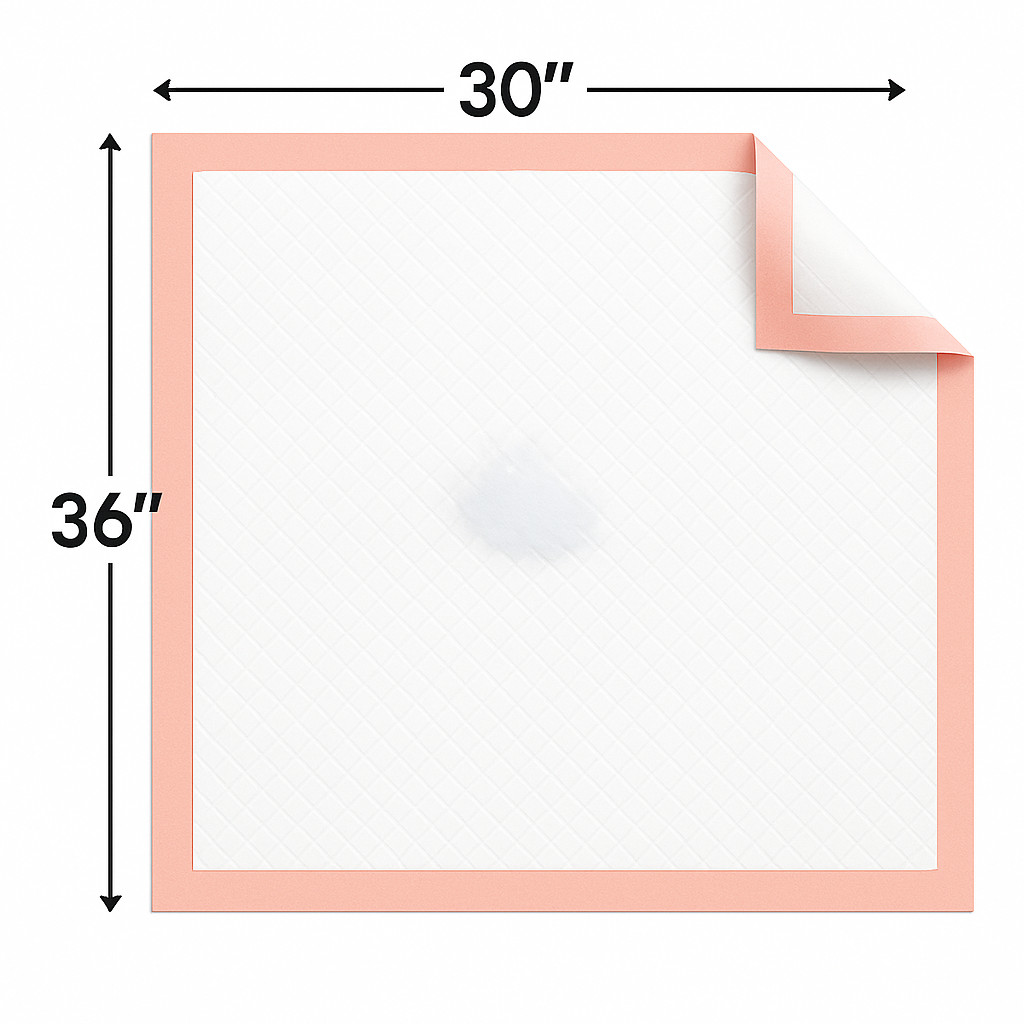 Metro Source 30x36 Disposable Underpads 100 Count | Incontinence Bed & Leakproof