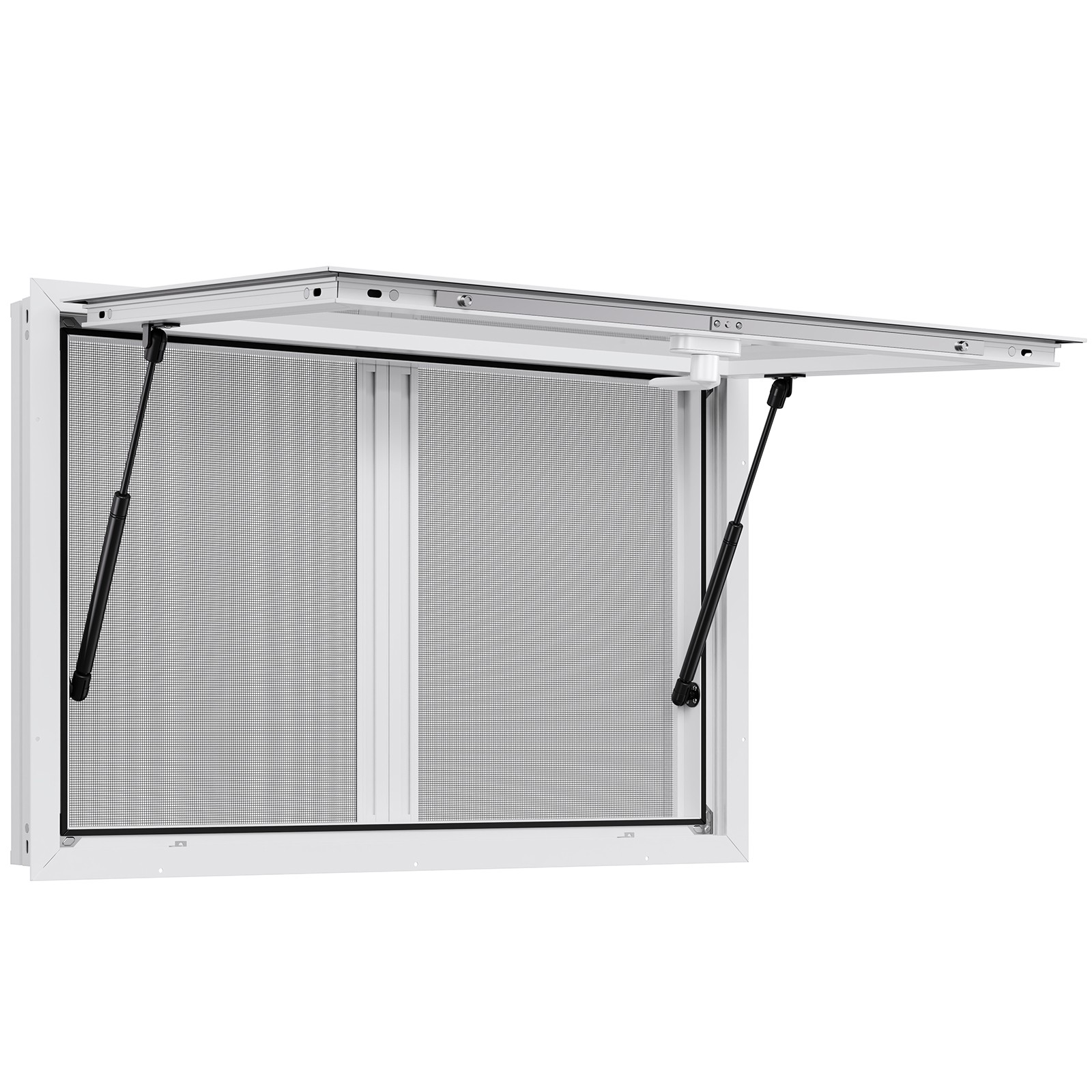 Uimoso 36x24in Aluminum Alloy Food Truck Service Window with Awning