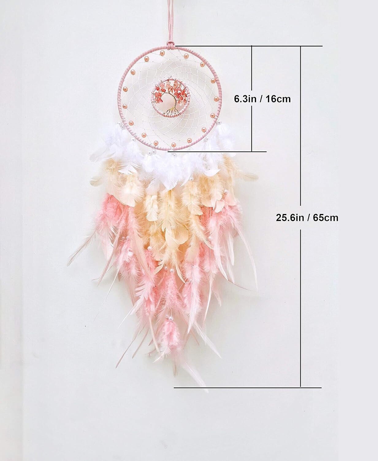 Tree of Life Handmade Dream Catcher Feather Hanging Dreamcatcher Home Wall Decor