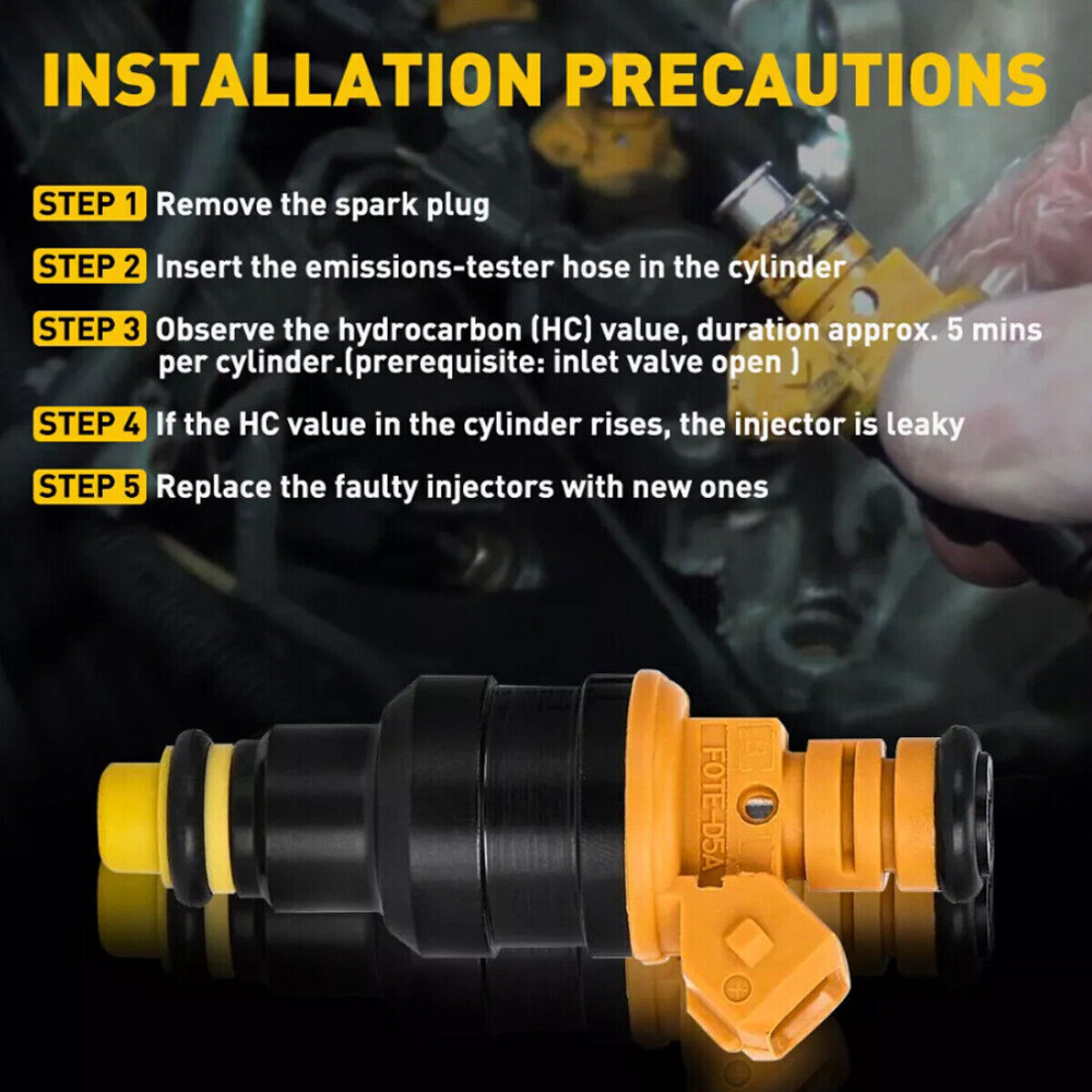 8X Genuine Bosch OEM Fuel Injector For 1993-2003 Ford F-150 F250 4.6/5.0/5.4/5.8