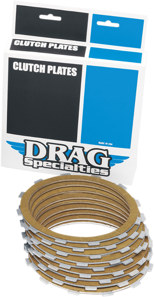 Drag Specialties Clutch Friction Plate Kit fits 1999-2017 Harley Touring Softail
