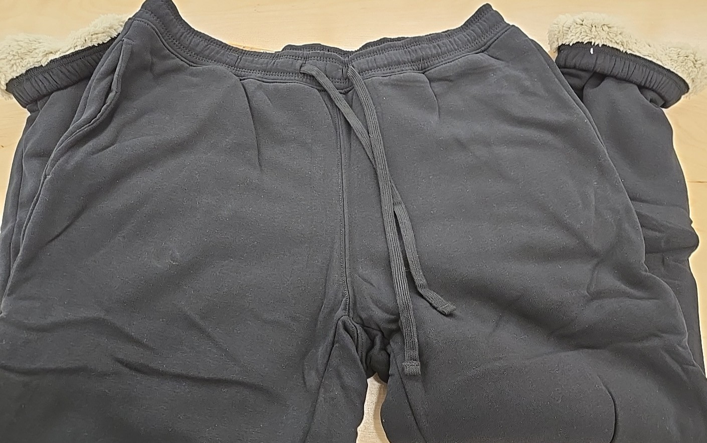 NWT: Men's Eddie Bauer Faux Shearling Lined Joggers - 4 Colors: 5 Sizes