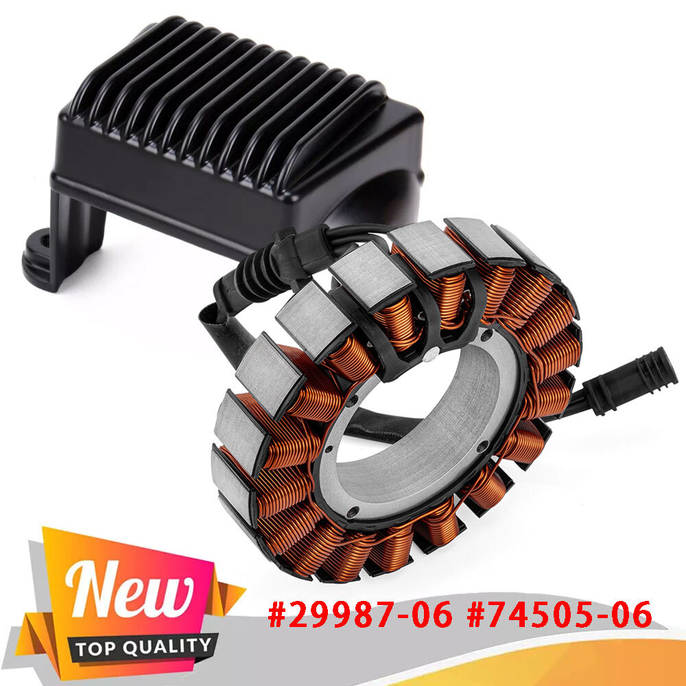 Stator & Regulator Rectifier For 2006-2008 Harley Road King FLHR / Glide FLTR