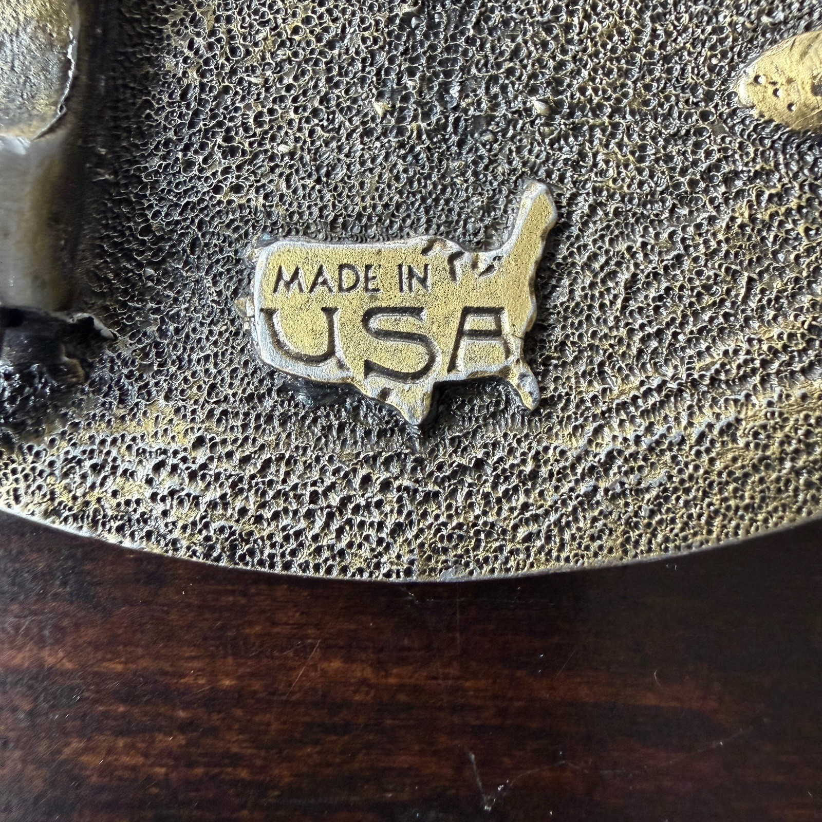 Colorado Silver Star US Belt Buckle USA Brass America 5137