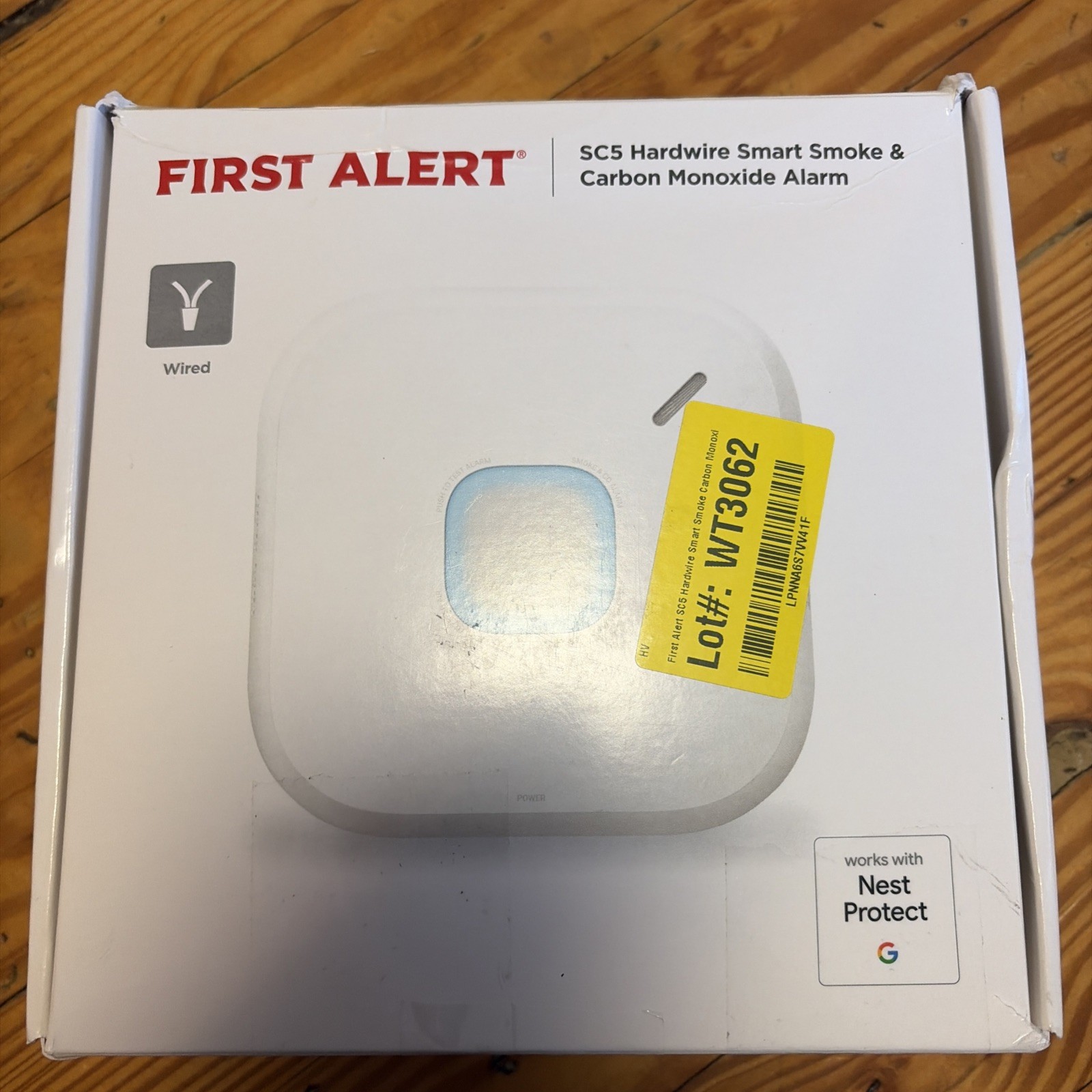 First Alert SC5 Hardwire Smart Smoke Carbon Monoxide Alarm SMCO600NVAC 1Pack