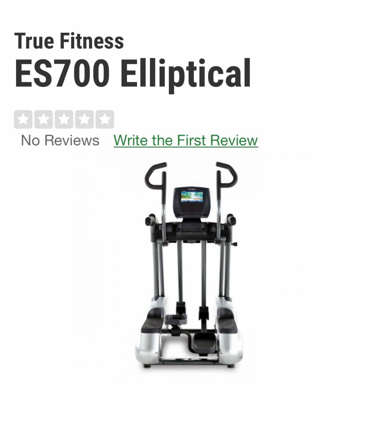 ES700 Commercial Grade Elliptical True Fitness