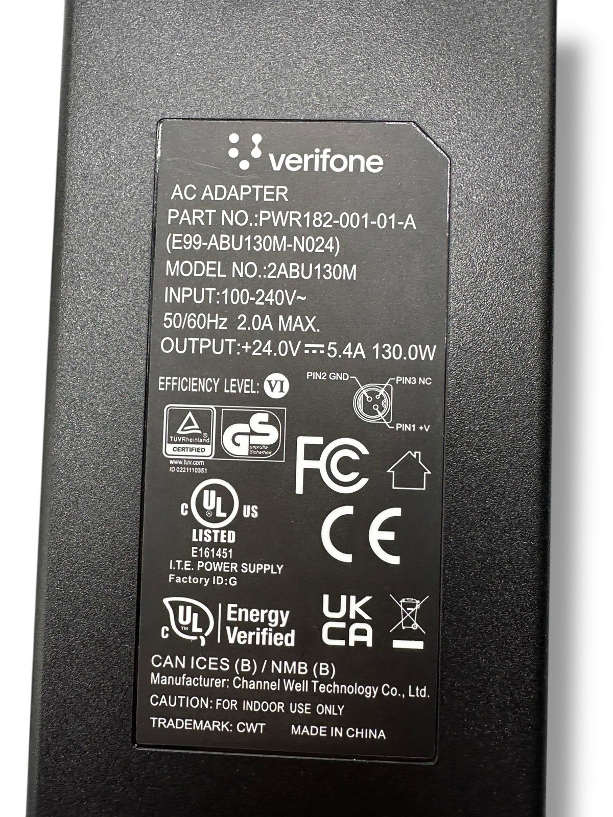 Verifone PWR182-001-01-A AC Adapter Power Supply OEM Topaz Ruby2