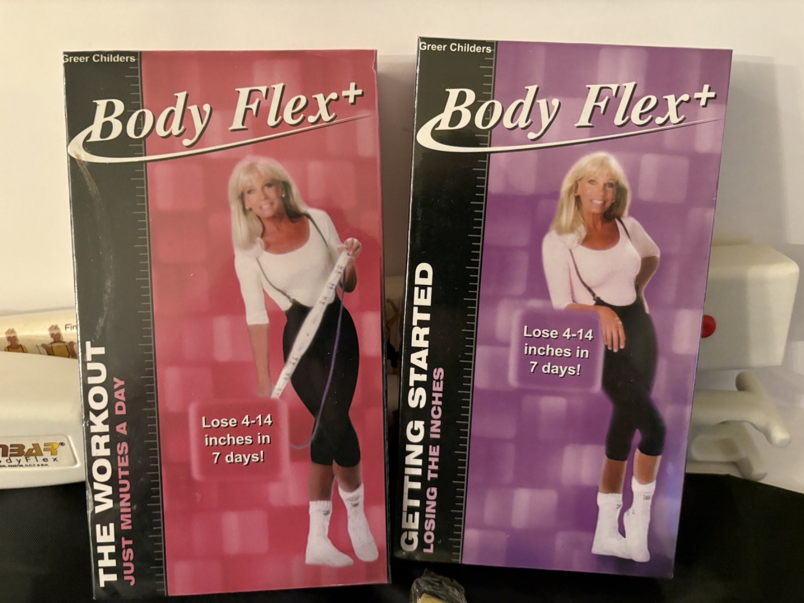 Body Flex+ Plus Kit As Seen On TV Greer Childers GymBar System VHS New Open Box