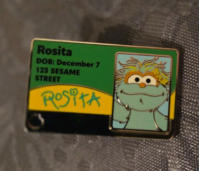 Sesame Place Busch Gardens Ambassador Rosita Pin