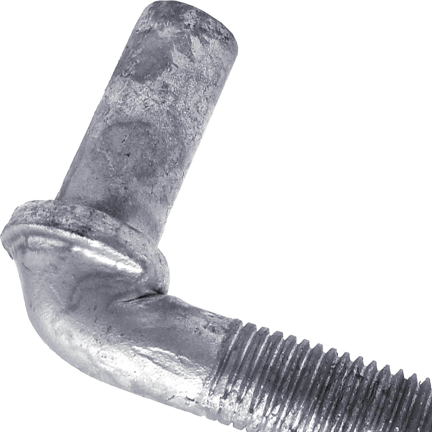 Chain Link Gate J-BOLT HINGE: 5/8" pin Threaded J-Bolt Post Hinges (4 lengths)