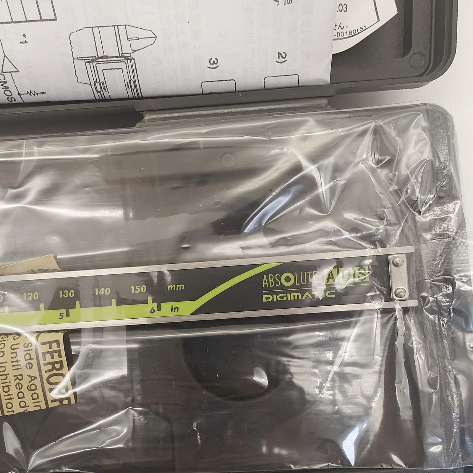 500-196-30 150mm/0-6 Absolute Digital Digimatic Vernier Caliper Mitutoyo Japan