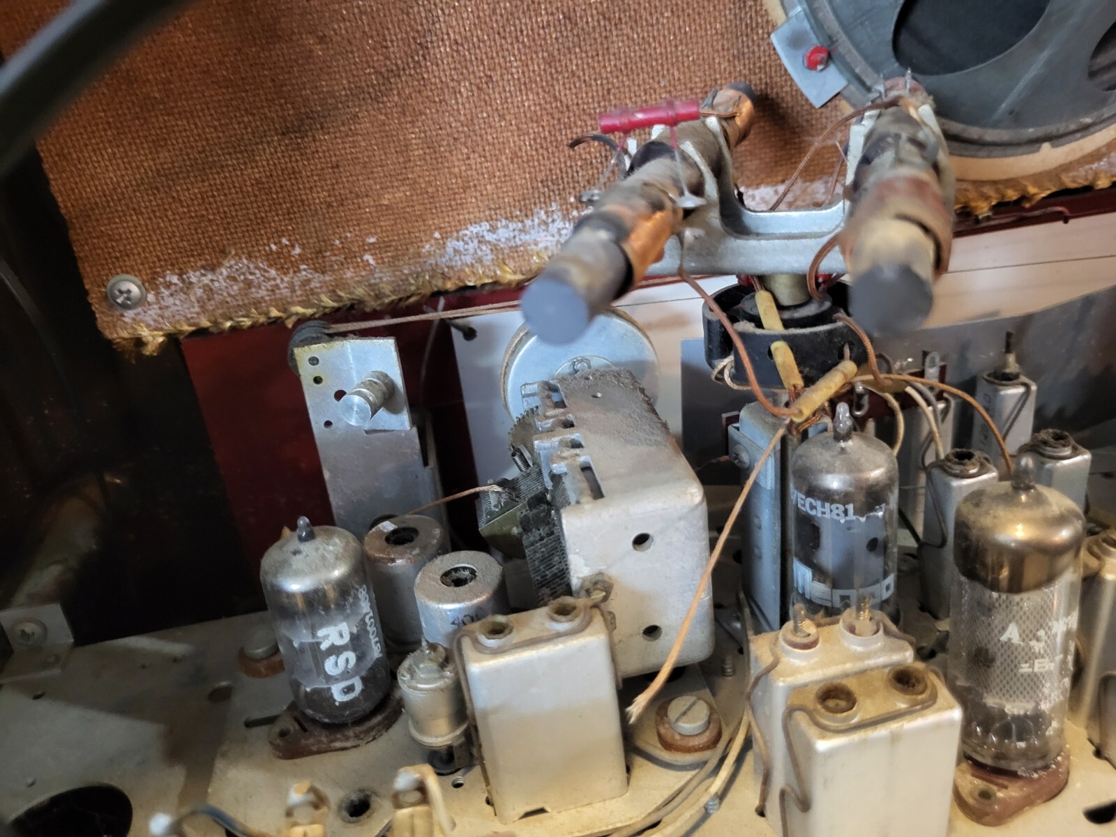 Vintage Norelco Tube Radio 1950's BX433 BX 433