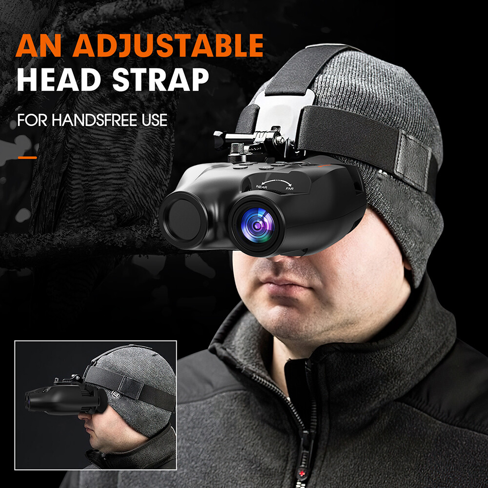 GTMEDIA N4 Night Vision Goggles Infrared Binoculars 300m Range IR Illuminator