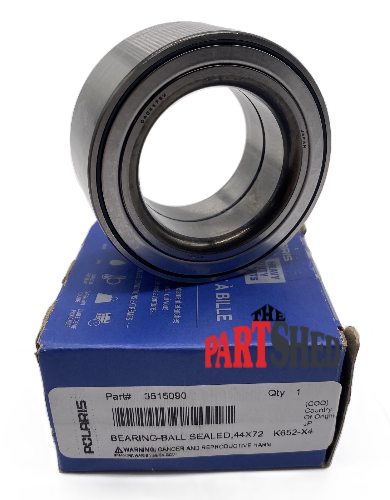 2 OEM Polaris Wheel Ball Bearing 3515090 44x72x33.1 General Ranger 1000 RZR 900