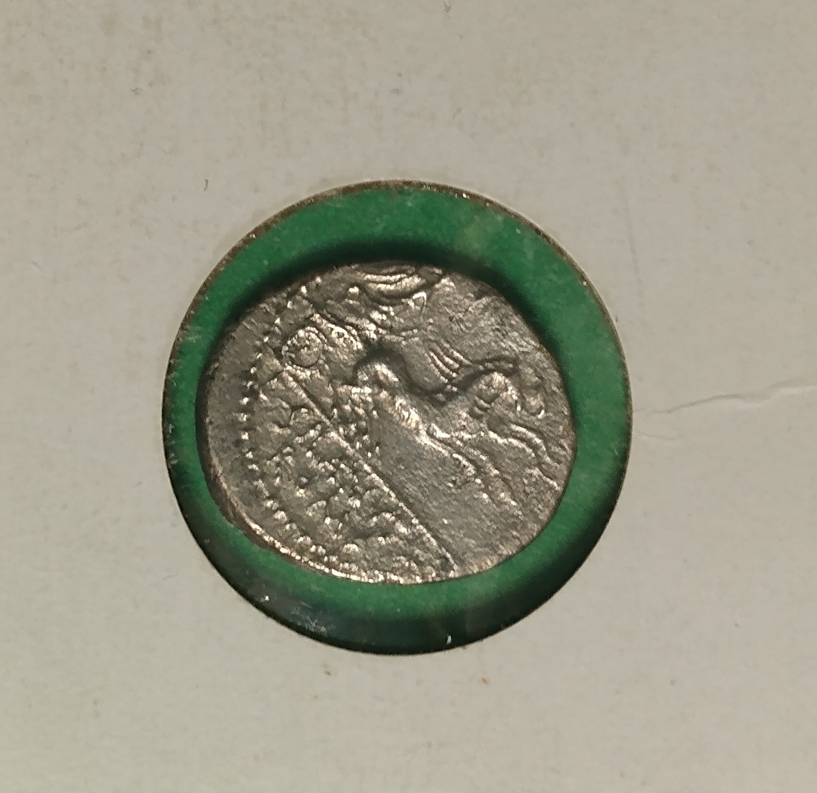 Ancient Roman Republic Denarius Silver Coin, Porcius Licinius (112-109 BC).