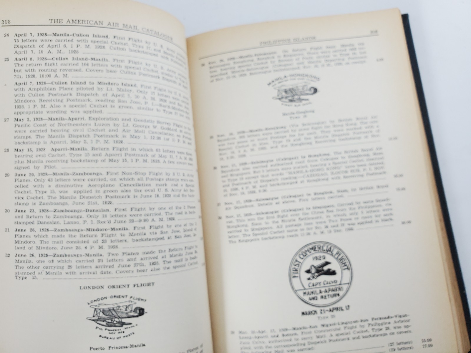 1940 American Air Mail Catalogue First ed Reference Listing Airpost of the World