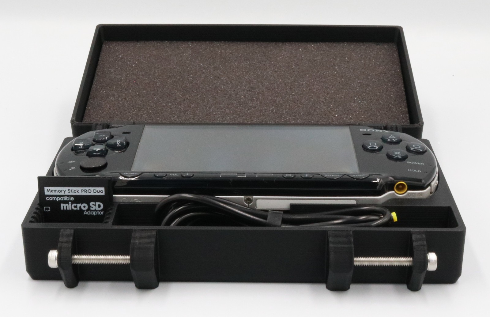 PSP 2000 & 3000 Compatible Protective Carrying Case - Holds 6 + 1 Games