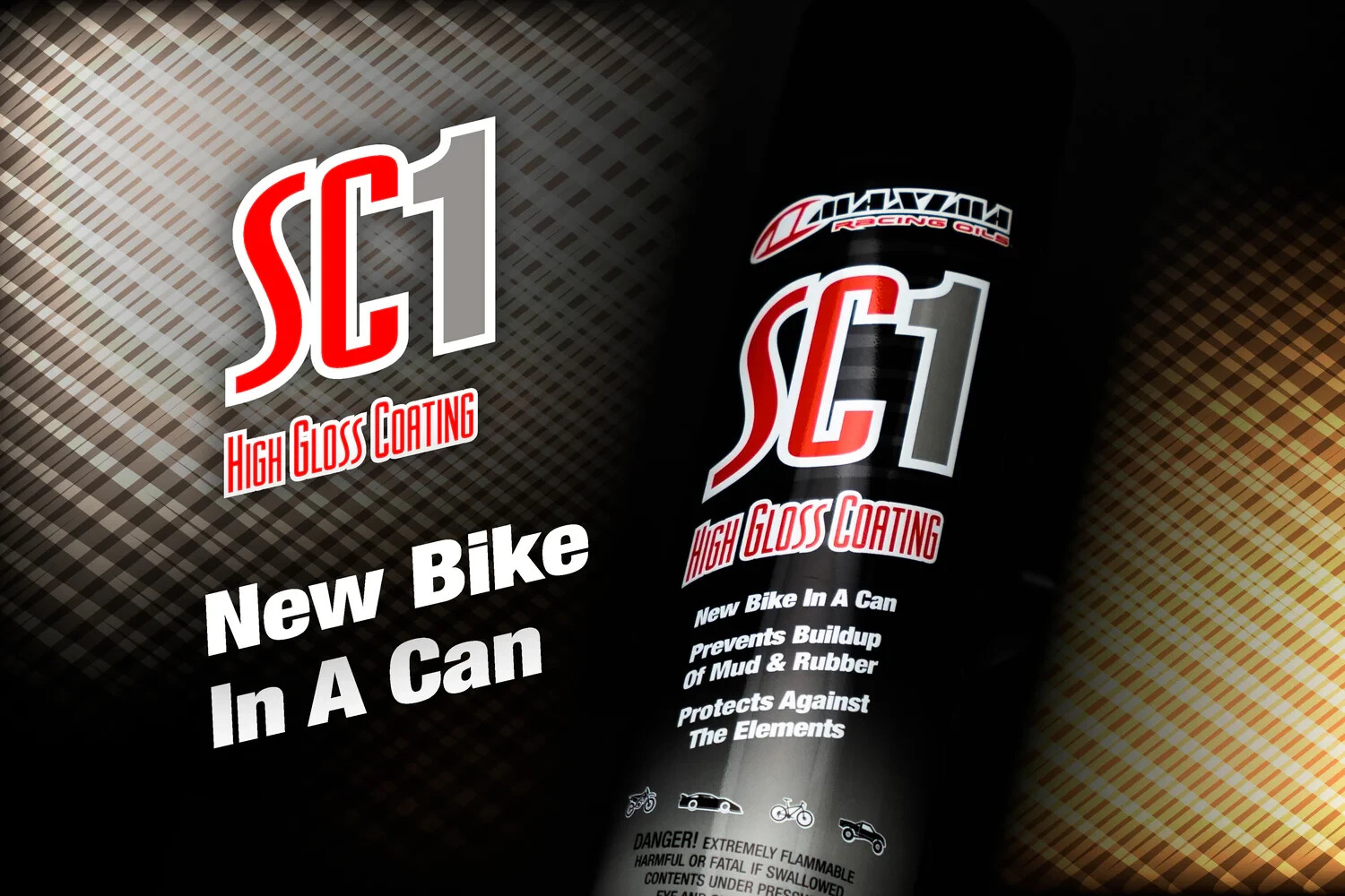 Maxima Racing Oils SC1 High Gloss Clear Coat LARGE 17.2 fl oz. Cans SC1 - 6 PACK