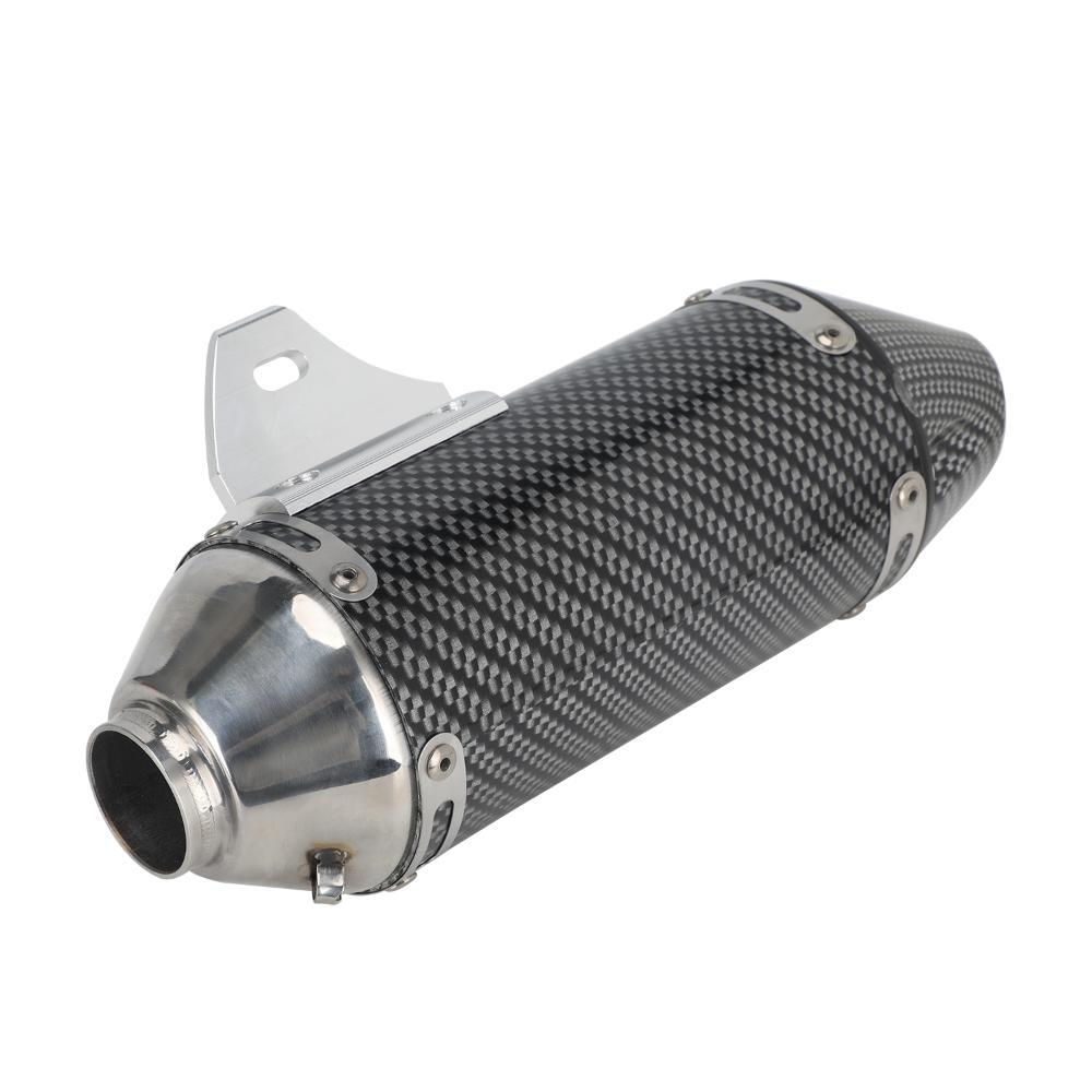 Motorcycle Exhaust Pipe Carbon Fiber for KLX110 KLX110L 2012-2024 Dirt Bike