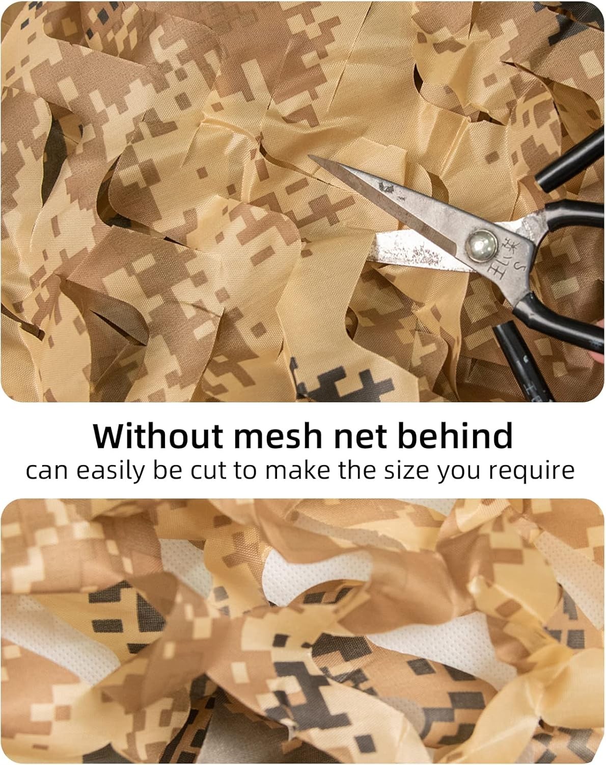 Camo Netting, Camouflage Net Blinds Great for Sunshade Camping Shooting Hunting